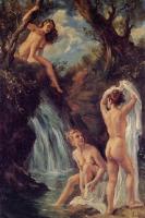 George Owen Wynne Apperley - el bano de las ninfas